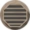 Ekena Millwork Round Gable Vent Unfinished, Functional, Pine Gable Vent w/ Brick Mould Face Frame, 20"W x 20"H GVWRO20X2000SFUPI - alternate 5